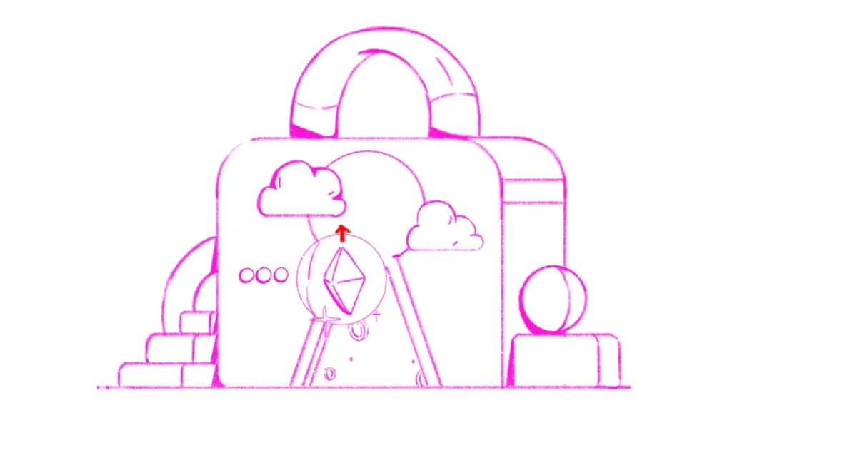 Storyboard panel 8: It arrives at the vault