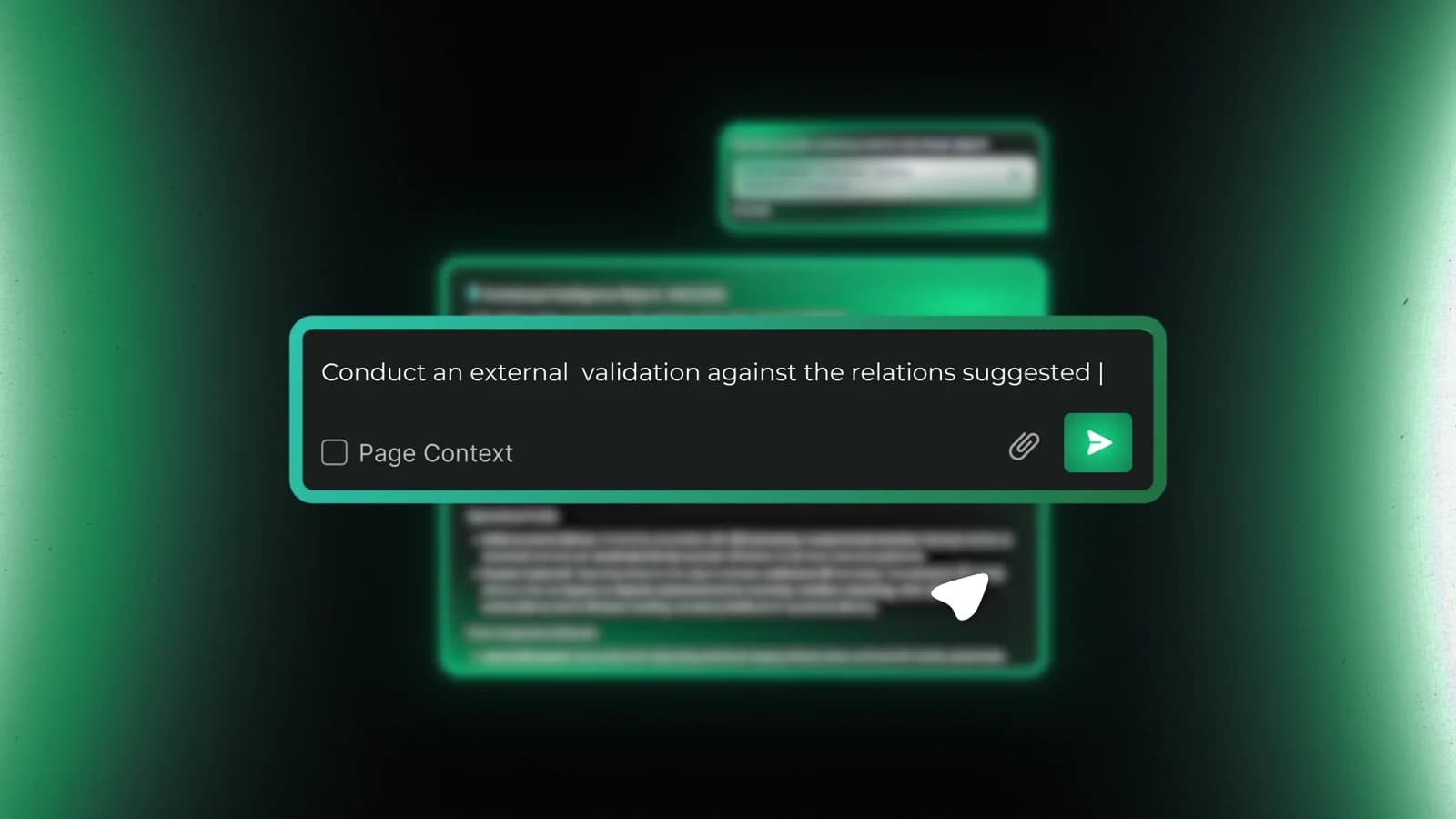 Nexus AI film: The follow-up prompt typed into the assistant